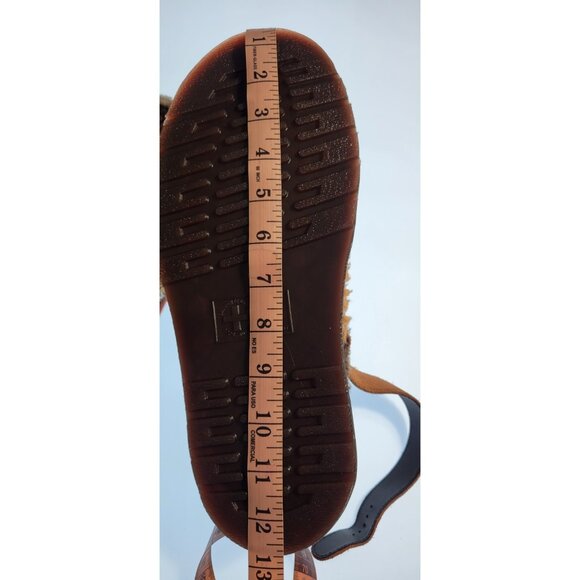 Dr. Martens Isham Faux Fur Mules Slingback Brown Women’s 11 Men’s 10 - Picture 10 of 11